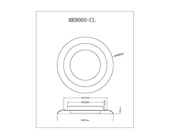 Потолочный светильник Myfar Naiad MR9060-CL, изображение 8