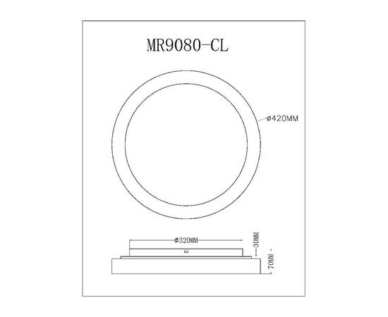 Потолочный светильник Myfar Neso MR9080-CL, изображение 8