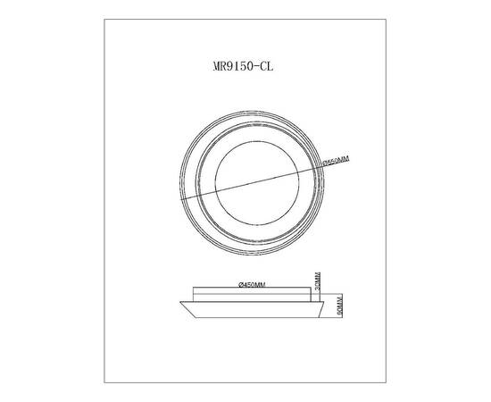 Потолочный светильник Myfar Phoebe MR9150-CL, изображение 9