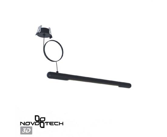 База встраиваемая для ввода питания с заглушкой и проводом-подвесом (длина провода – 2м) Novotech Ko, изображение 2