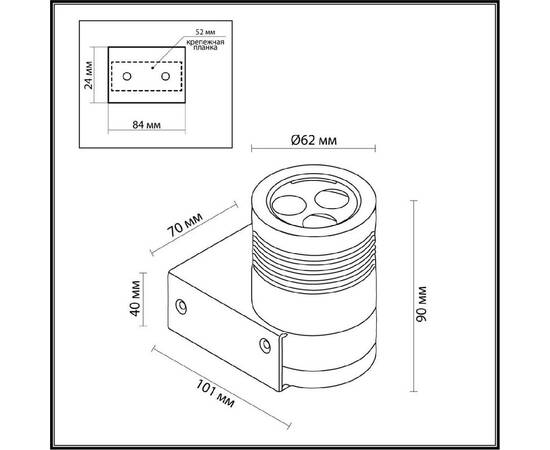 Архитектурный светильник Odeon Light Nature Stima 6648/6WL3, изображение 4