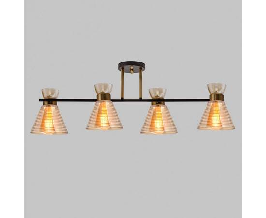 Потолочная люстра IMEX MD.6200-4-S-BK+COP, изображение 2