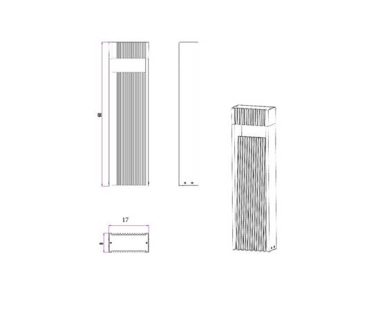 Ландшафтный светильник Arte Lamp Arneb A2146PA-1BK, изображение 4