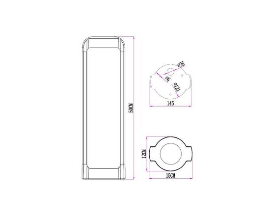 Ландшафтный светильник Arte Lamp Suhail A1646PA-1BK, изображение 3