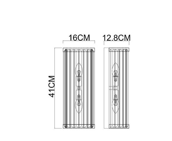 Настенный светильник Arte Lamp Fortuna A1069AP-2CC, изображение 2