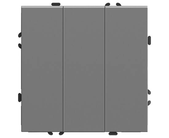 Выключатель трехклавишный Stekker RSW10-5108-10 Эмили 49948