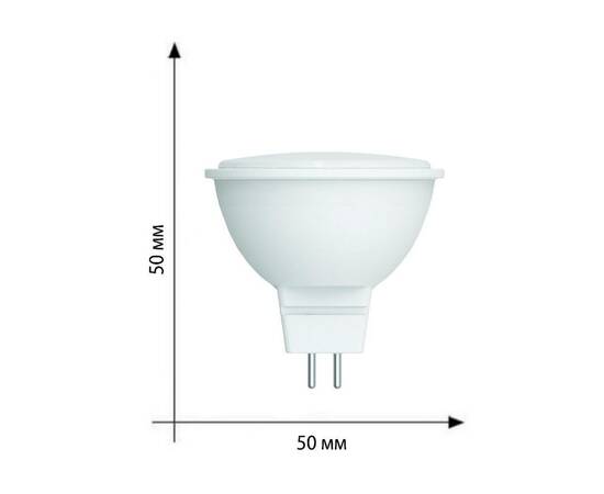 Лампа светодиодная Volpe Optima LED-MR16-5W/3000K/GU5.3/FR/SLS UL-00008838, изображение 6