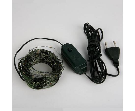 Гирлянда Роса Uniel ULD-S2000-200/DGA WARM WHITE IP20 DEW UL-00012079