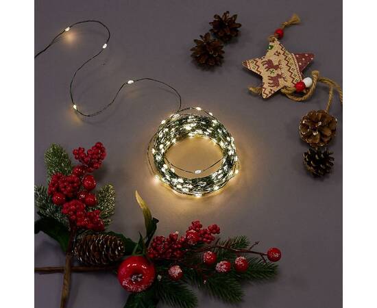 Гирлянда Роса Uniel ULD-S2000-200/DGA WARM WHITE IP20 DEW UL-00012079, изображение 8