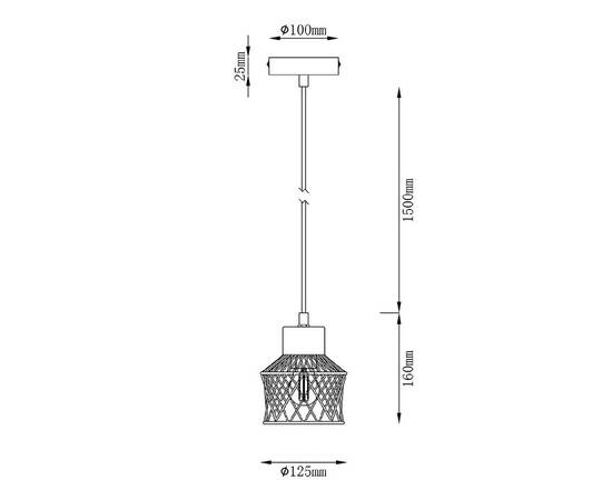 Подвесной светильник Escada Averio 10174/1S White, изображение 4