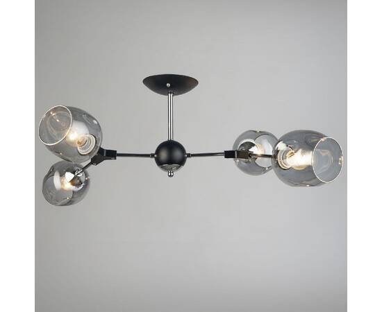 Люстра на штанге Reluce 04210-0.3-04 BK+CR