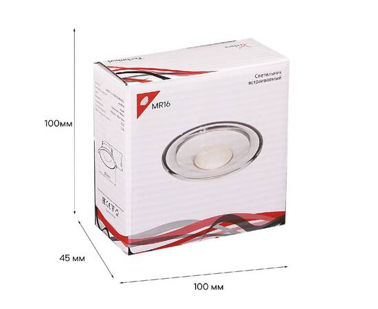 Встраиваемый светильник Reluce 16090-9.0-001RLD MR16 CL, изображение 3