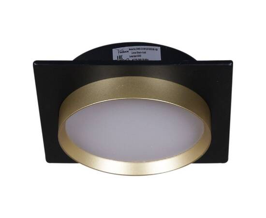 Встраиваемый светильник Reluce 53005-9.0-001LD GX53 BK+GD, изображение 6