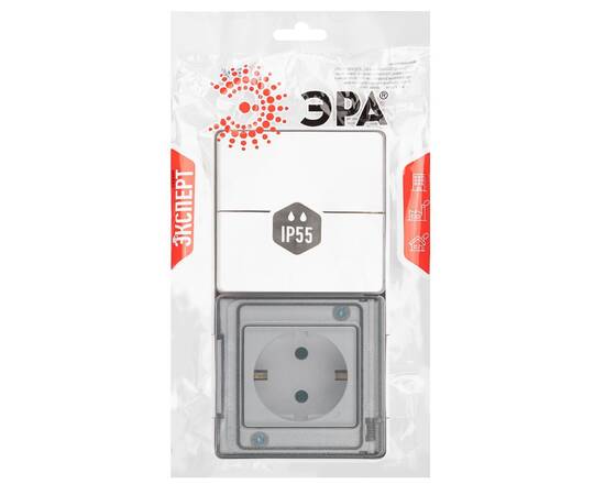 Блок розетка с выключателем Эра 11-7502-01 Б0063270, изображение 4