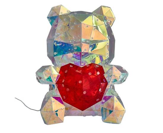 Светодиодная фигура Uniel ULD-R508 USB BEAR WITH HEART UL-00012217