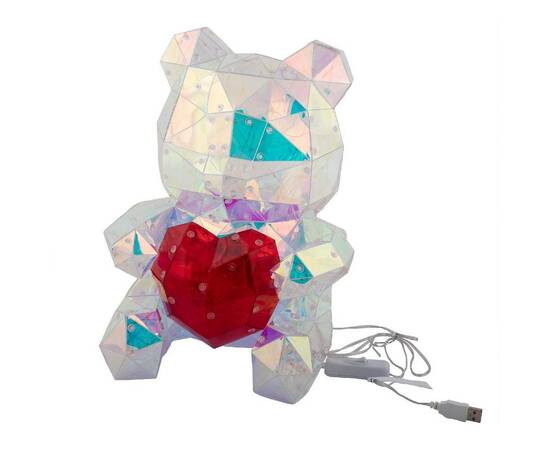 Светодиодная фигура Uniel ULD-R508 USB BEAR WITH HEART UL-00012217, изображение 2