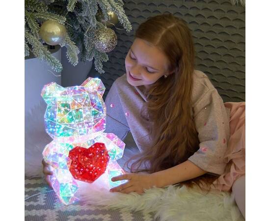 Светодиодная фигура Uniel ULD-R508 USB BEAR WITH HEART UL-00012217, изображение 3
