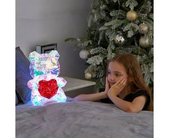 Светодиодная фигура Uniel ULD-R508 USB BEAR WITH HEART UL-00012217, изображение 5