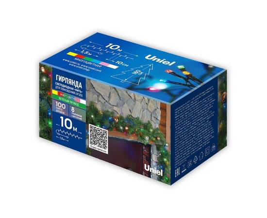 Гирлянда Нить Uniel ULD-S1000-100/DGA MULTI-3 IP20 UL-00012359