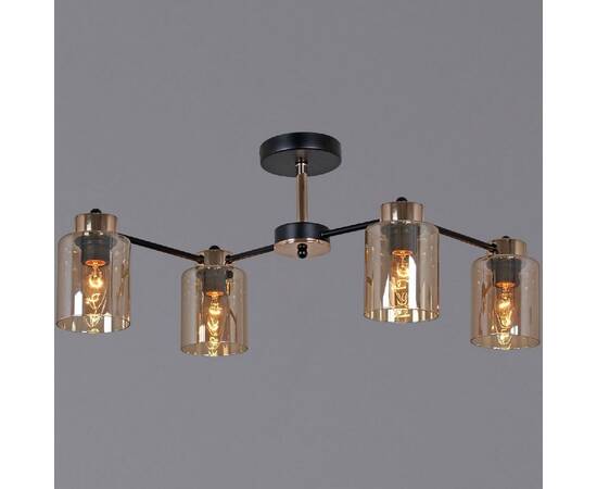 Люстра на штанге Reluce 01606-0.3-04 BK+FGD