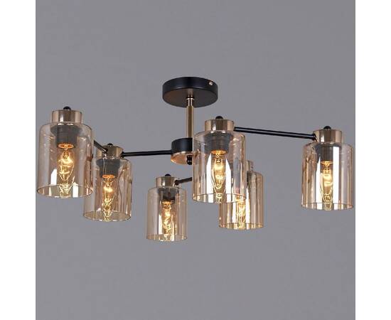 Люстра на штанге Reluce 01606-0.3-06 BK+FGD