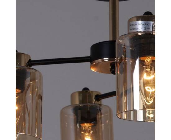 Люстра на штанге Reluce 01606-0.3-06 BK+FGD, изображение 3