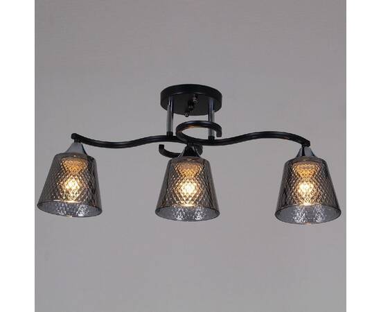 Потолочный светильник Reluce 06089-0.3-03 BK+CR