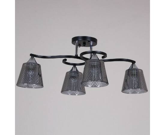 Потолочная люстра Reluce 06089-0.3-04 BK+CR, изображение 2
