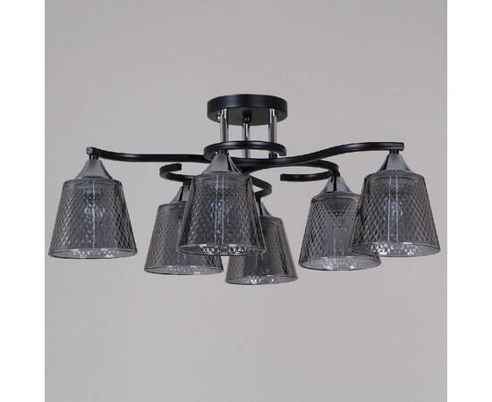 Потолочная люстра Reluce 06089-0.3-06 BK+CR, изображение 2