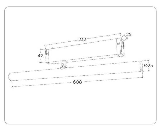 Трековый магнитный светильник Ambrella Light Magnetic 220V GL1361, изображение 7