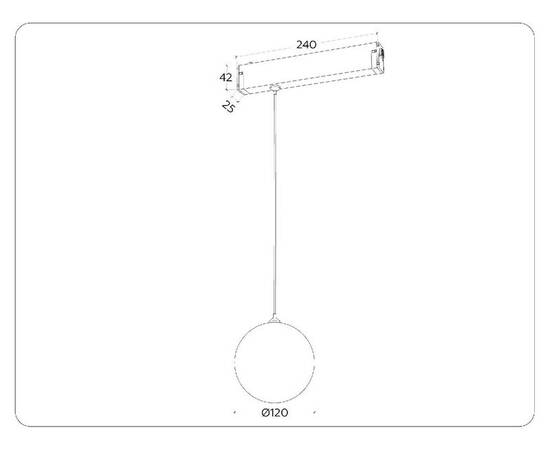 Трековый магнитный светильник Ambrella Light Magnetic 220V GL1441, изображение 7