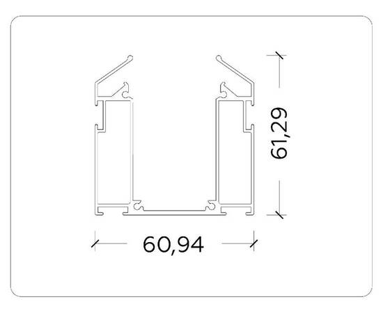 Корпус для накладного шинопровода Ambrella Light Magnetic 220V GL1014, изображение 7