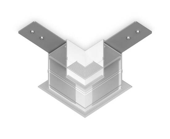 Коннектор угловой Ambrella Light Magnetic 220V GL1039