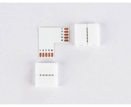 Соединитель угловой L для светодиодной ленты Ambrella Light 5050 12/24V (5 конт.) (10шт) GS6751, изображение 2