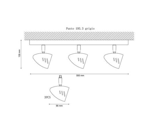 Спот Lucia Tucci Punto 193.3 Grigio, изображение 2