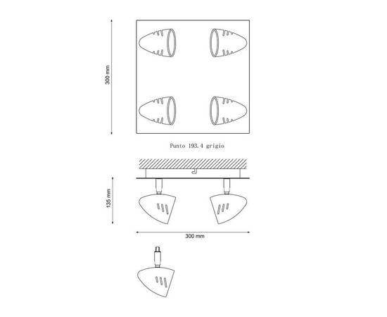 Спот Lucia Tucci Punto 193.4 Grigio, изображение 2