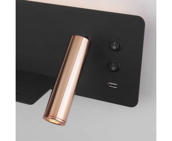 Светодиодный спот Elektrostandard Fant L LED чёрный/золото MRL LED 1113 a053083, изображение 2