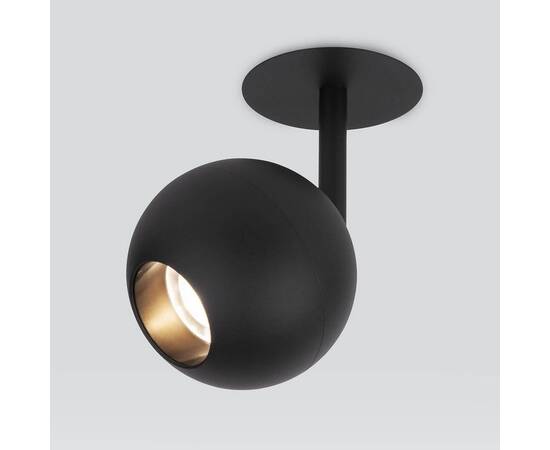 Встраиваемый светодиодный спот Elektrostandard Ball 9926 LED 12W 4200K черный a053738
