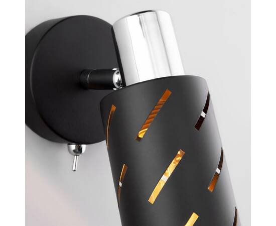 Спот Eurosvet Fente 20090/1 черный/хром, изображение 2