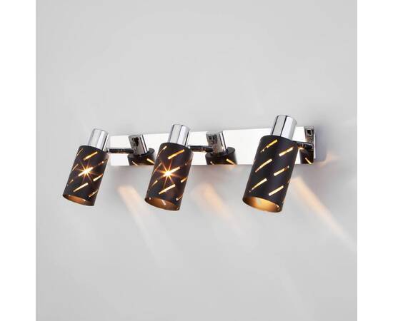 Спот Eurosvet Fente 20090/3 черный/хром