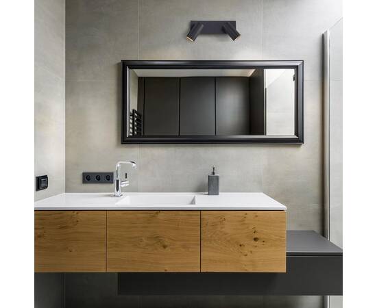 Светодиодный спот Eurosvet Fleur 20066/2 LED черный/золото, изображение 5