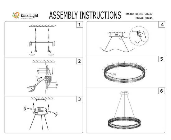 Подвесная люстра Kink Light Лаура 08243,12A, изображение 2