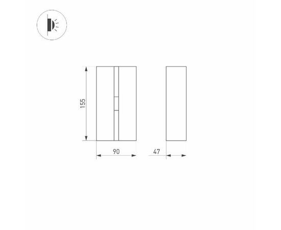 Архитектурный светильник Arlight LGD-STRIPE-3W Warm2700 052701, изображение 8