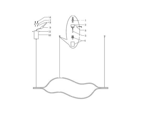 Подвесной светильник ImperiumLoft Tape 279191-49, изображение 6