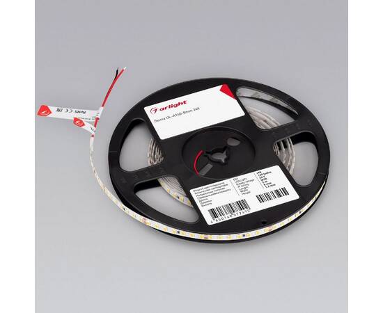 Светодиодная лента Arlight UL-A140-8mm 24V Warm2400 (5 W/m, IP20, 5m) 053452, изображение 2