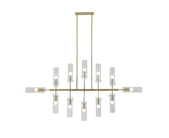 Люстра на штанге Indigo Saetta 11053/12R Gold V000565