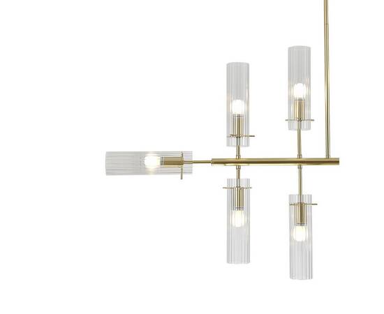 Люстра на штанге Indigo Saetta 11053/12R Gold V000565, изображение 3