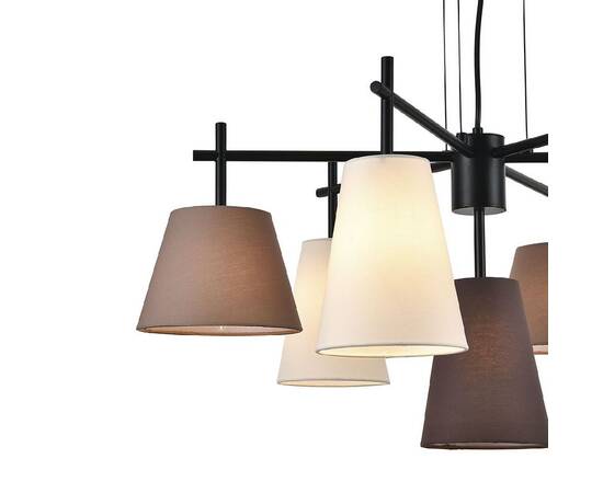 Подвесная люстра Indigo Abbinare 13032/7P Black V000534, изображение 3