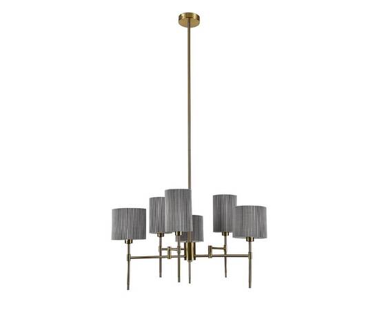 Люстра на штанге Indigo Plisse 13033/6R Brass V000536, изображение 2