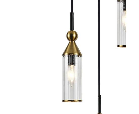 Подвесной светильник Indigo Torazzo 13037/3S Black V000532, изображение 3